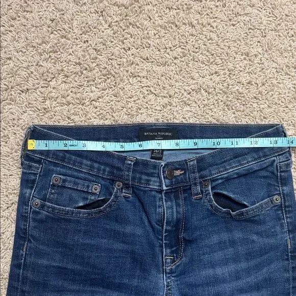 Banana Republic Skinny Jeans Blue Size 26 / Size 2 Super Soft - Picture 3 of 5
